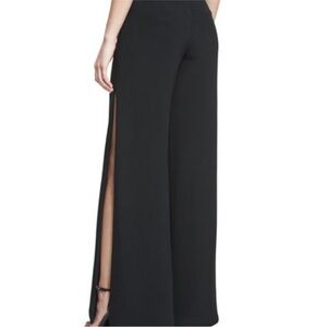 Elizabeth & James ✨ Black Wide-Leg Pants with Side Slits